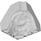 Ekena Millwork 7 1/8"H x 7 3/8"P x 10 1/8"F Carrillo Shell Crown Moulding Inside Corner MIC07X07CI - alternate 5